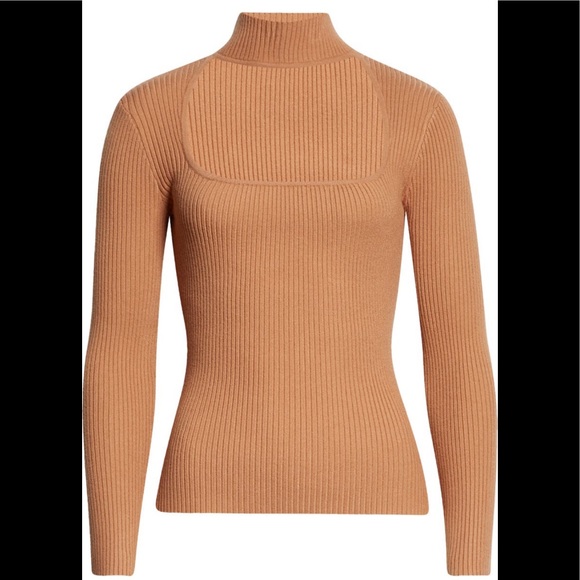 Jonathan Simkhai Nude Cutout Sweater - Picture 4 of 5